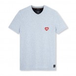 T-shirt bleu ciel "One Love"