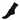 Chaussettes glands noir femme made in france par Maison Broussaud