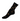 Chaussettes glands noir femme made in france par Maison Broussaud