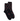 Chaussettes le bouquet noir made in France par Maison Broussaud