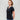 T-shirt Martine col V noir