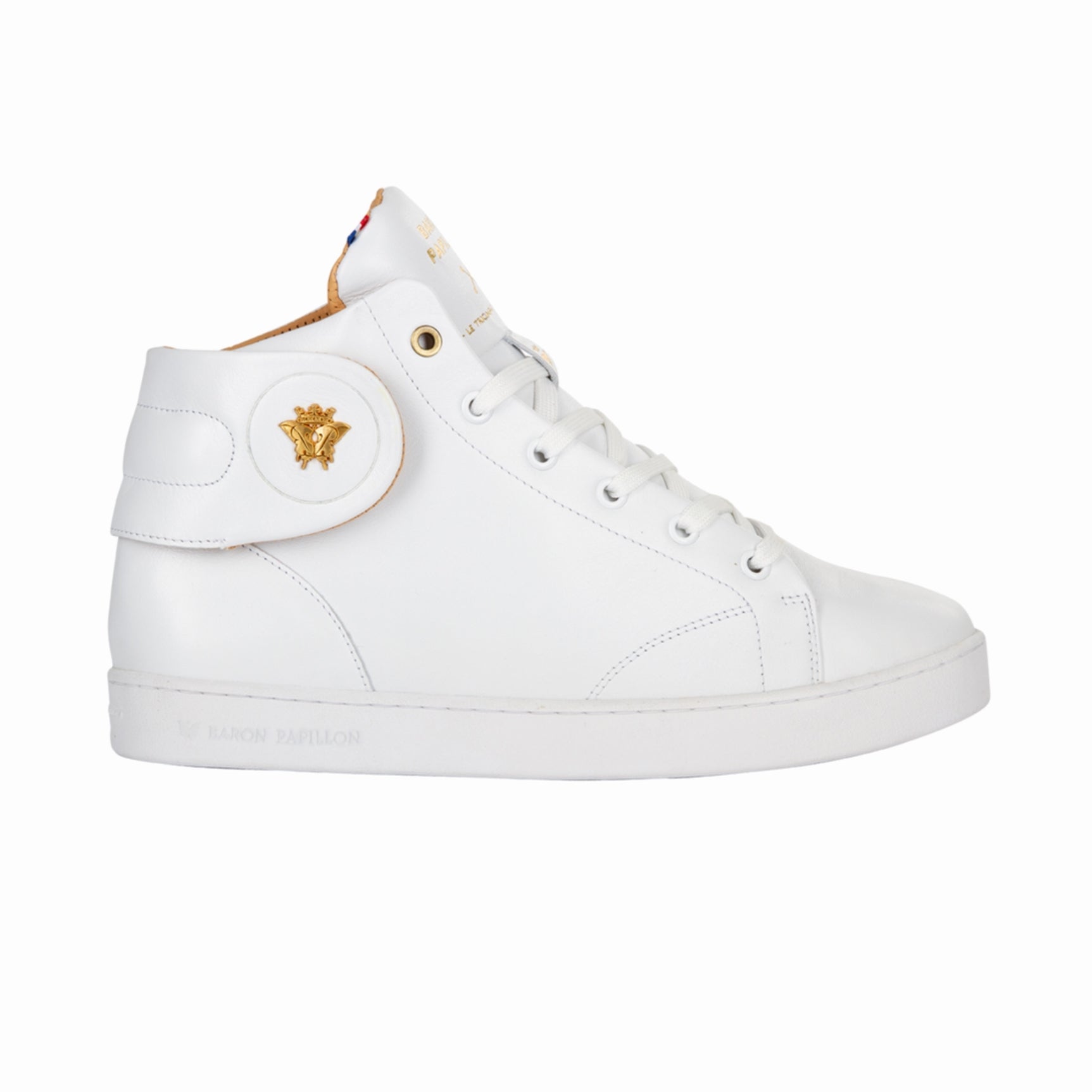 Baron Papillon Sneakers Basse Blanche Baron Papillon Sneakers