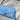Détail de la croûte de cuir bleu ciel – Sac artisanal Sassi Paris